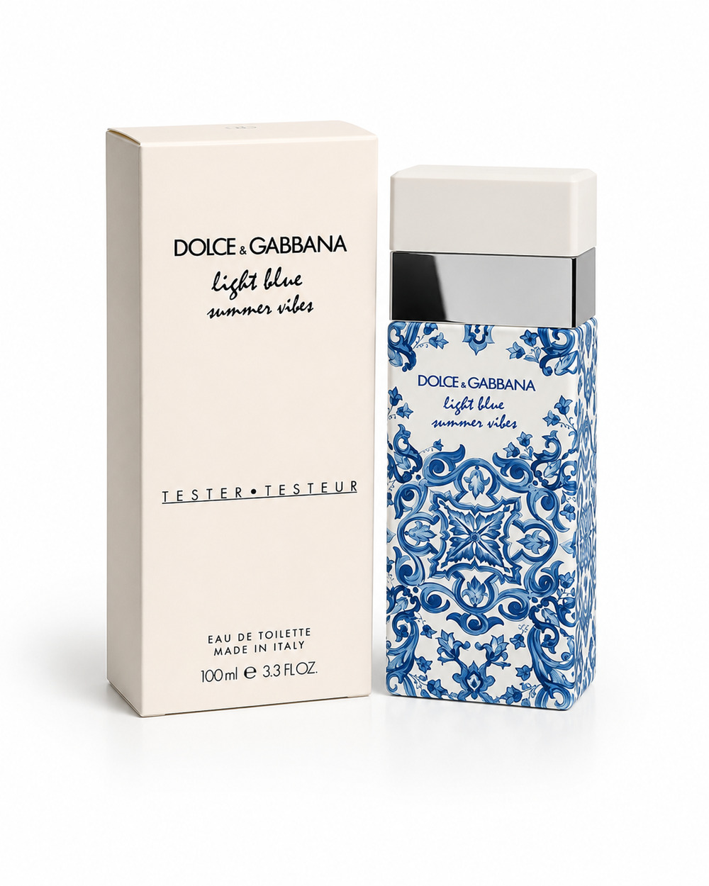 Dolce & Gabbana Light Blue Summer Vibes EDT 100ml 3.3 oz -Tester